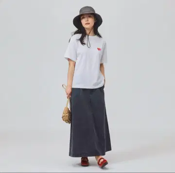 Champion 챔피온 데님 롱 스커트