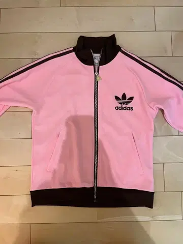 adidas 트랙 자켓 핑크 x 브라운