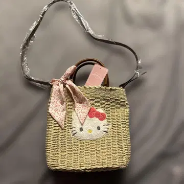 Hello kitty 키티 숄더 바스켓백
