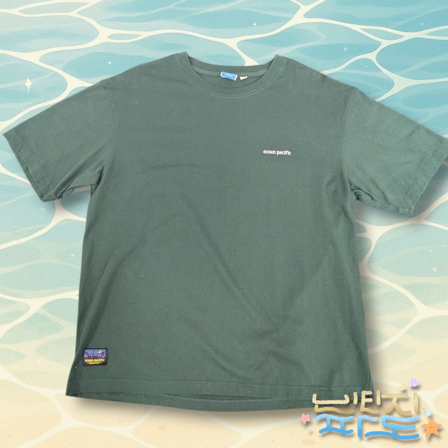 XL 오션퍼시픽 그린 그래픽 반팔티