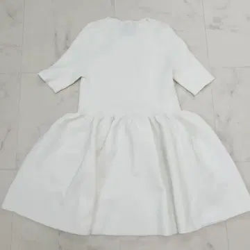 UNITED ARROWS P 페플럼 숏 슬리브 니트 화이트