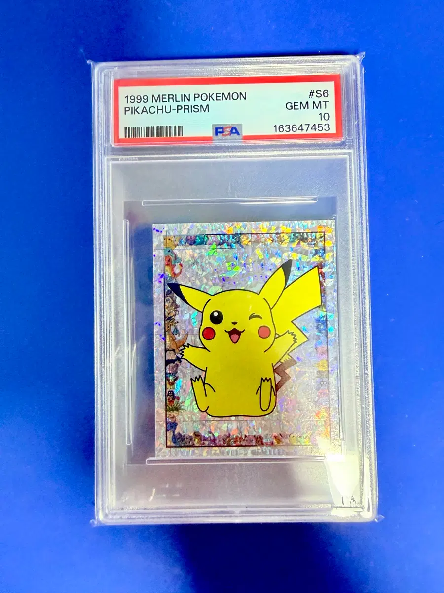 포켓몬카드 포켓몬스터 MERLIN 피카츄 PSA10 프리즘 스티커