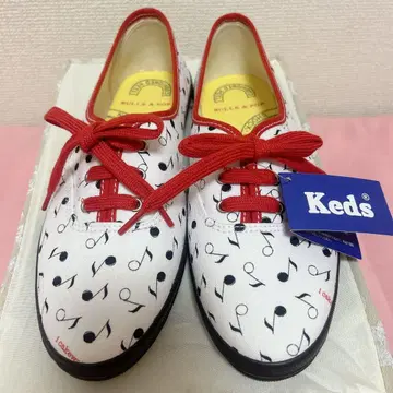 BULLE & POP 뷔르 앤 팝 x keds 케즈 콜라보 음표 패턴 스니커즈