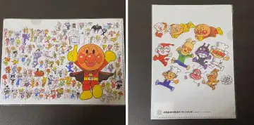호빵맨 뮤지엄 클리어 파일 2장 세트