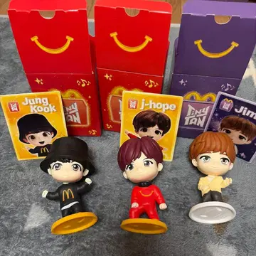 맥도날드 타이니탄 피규어 3개 세트