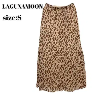 LAGUNAMOON 러그 스커트 롱 올 패턴 S