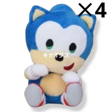 SONIC&FRIENDS 히요코피요코 LL 봉제 인형 소닉 4점 세트