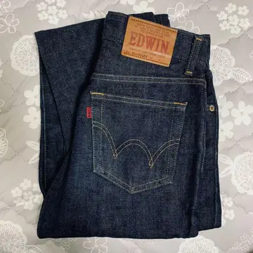 새상품급 EDWIN Miss 503ZZ 레귤러 데님 팬츠 일본제