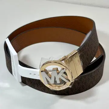 Michael Kors 벨트 M 사이즈 MK 버클 리버서블 브라운