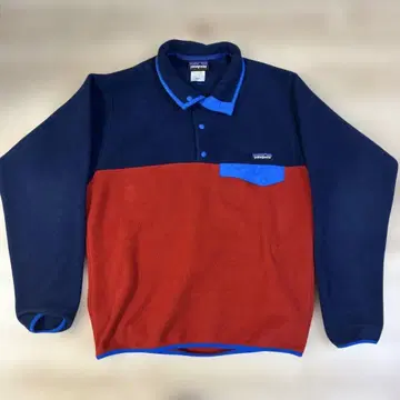 [새상품급] patagonia 신틸라 스냅T 플리스 네이비 레드