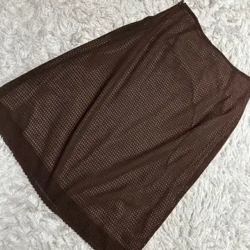 23구 메쉬 타이트 스커트 브라운 38
