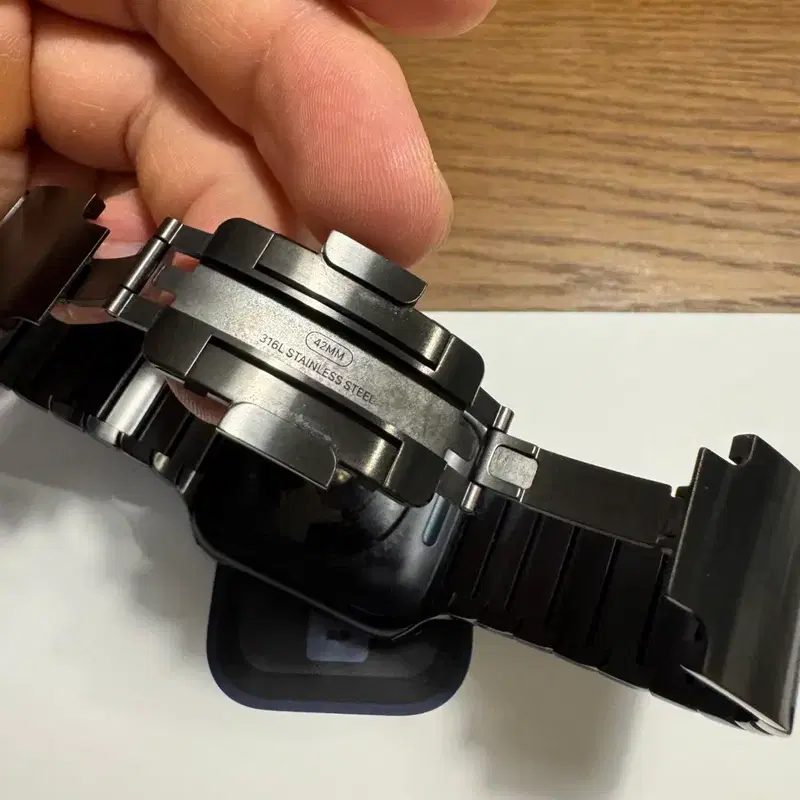 애플워치 42mm 슬레이트 링크 브레이슬릿