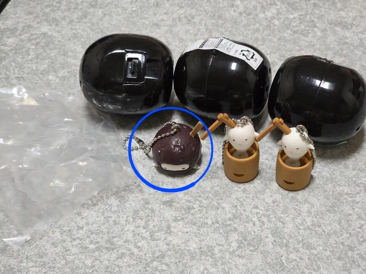 찹쌀떡귀신3탄 키링 가챠 (모란병)