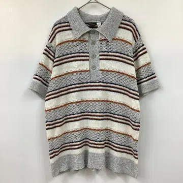 JCPenny TOWNCRAFT 70s 반팔 썸머 니트 M 사이즈
