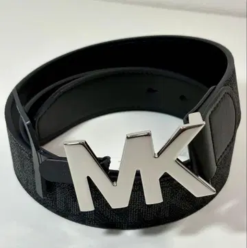 Michael Kors 벨트 MK 로고 시그니처 패턴 블랙 남성용