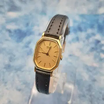 [ 작동 ] SEIKO 1421-5040 골드 손목시계 스퀘어 새상품 배터리