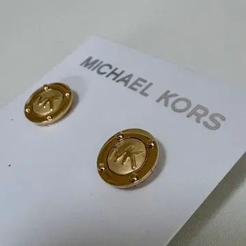 Michael Kors 귀걸이 MK 로고 골드 심플 고급