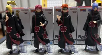 NARUTO -나루토- 돌풍전 Figuno - 아카츠키 전 4종 세트 상자 없음