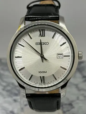 SEIKO/세이코 아날로그 쿼츠 삼침 가죽 벨트 6N42-00F0