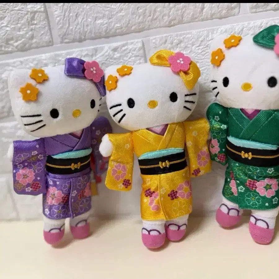 산리오 헬로키티 롱다리 인형 기모노/유카타 키링 /개당가격