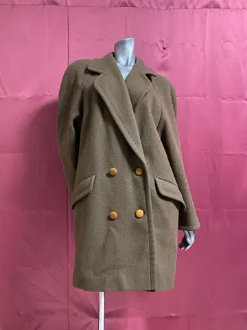 Aquascutum 잉글랜드제 여성용 더블 브레스트 코트