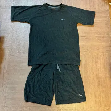 PUMA 셋업 블랙 그레이