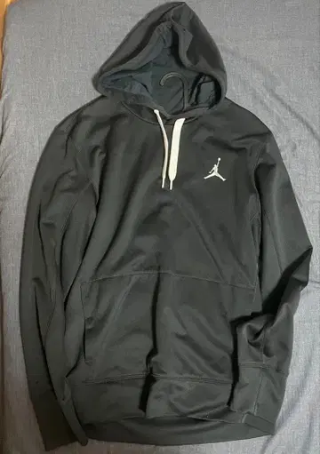 한국 모델 Jordan Brand 풀오버 후드티 블랙