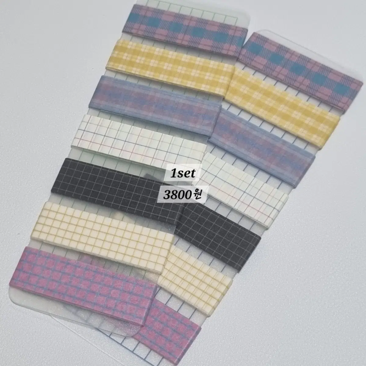 (set) 7종 체크마테 마테모음 마스킹테이프 마테띵 마테소분