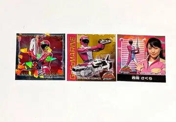 MORINAGA 고고전대 보우켄쟈 씰 보우켄 핑크 / 니시보리 사쿠라 세트