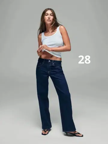 GAP The Hailey 로우라이즈 루즈핏 데님