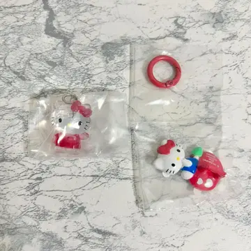 산리오 크리스탈 메지루시 액세서리 키링 행거 헬로키티