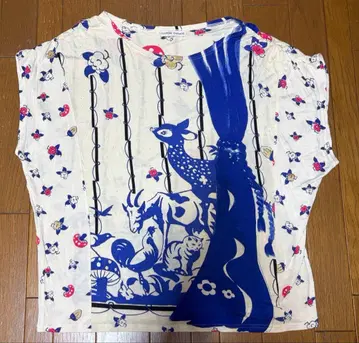 츠모리치사토 tsumori chisato 밤비 모티브 티셔츠