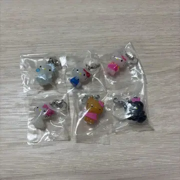 Hello Kitty 메지루시 액세서리 전 6종 세트 컴플리트