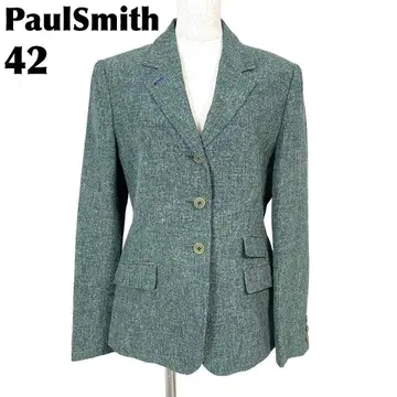 [컨디션 최상] PaulSmith 린넨 테일러드 자켓 42 안감 전사 꽃무늬