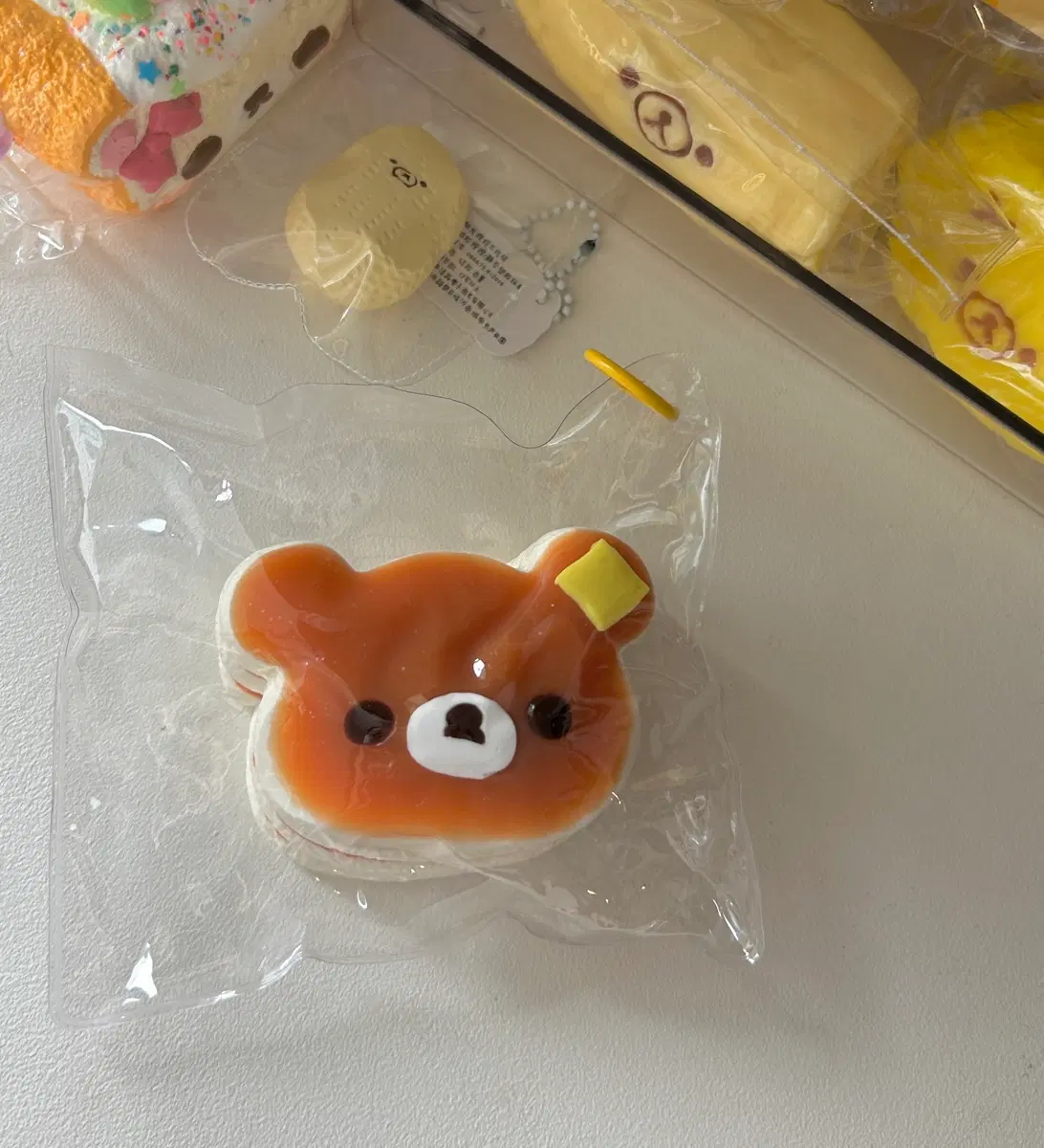 리락쿠마 3단 팬케이크 수제 말랑이 해외샵