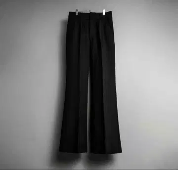 SHIKITARI 핀턱 메가 플레어 슬랙스
