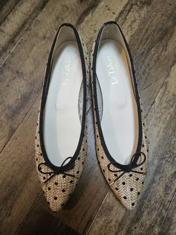 Le Talon 루탈론 포인트 파나마 발레 슈즈 24.5cm 도트