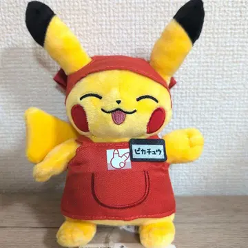 포켓몬 피카츄 봉제 인형 에이프런 모습