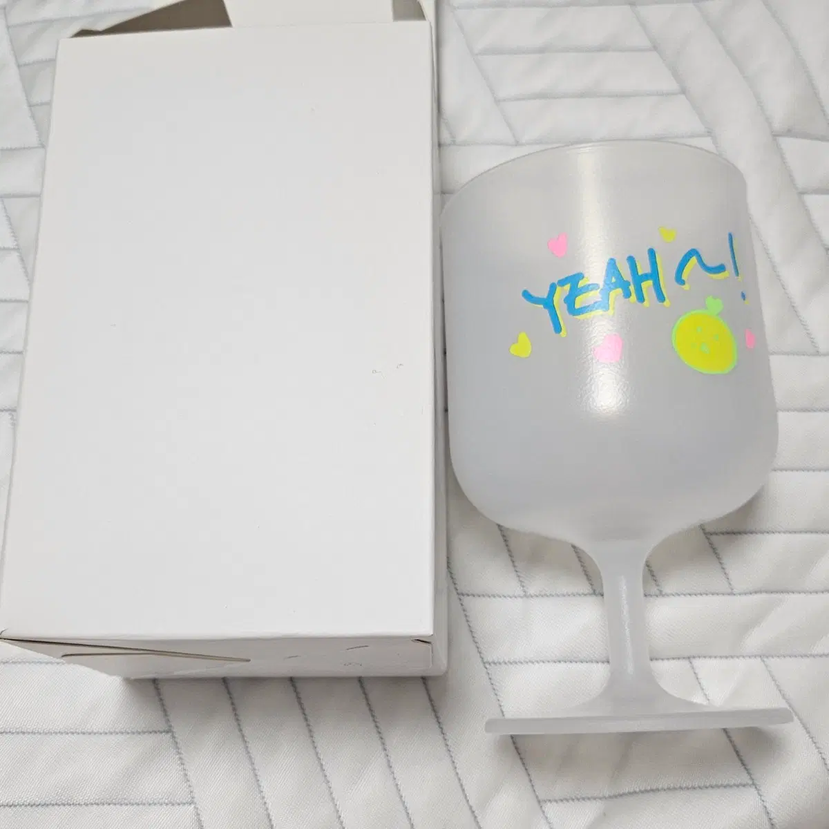 (미사용) 백현 손글씨 와인컵