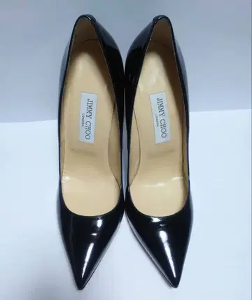 빅 사이즈 JIMMY CHOO 40.5 펌프스 블랙 에나멜