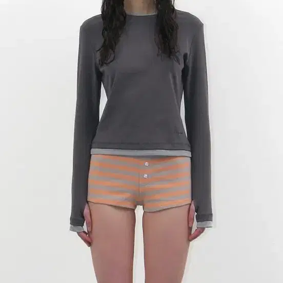 파르티멘토 double layered long sleeve tee