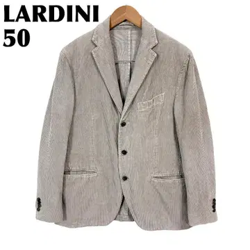 LARDINI 테일러드 자켓 코듀로이 3 버튼 50 그레이