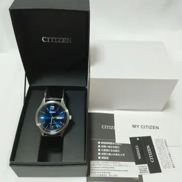 CITIZEN 시티즌 8200-S104416 뒷면 스켈레톤 자동 와인딩 박스 포함
