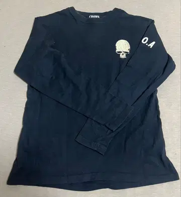 CROWS 무장전선 T.F.O.A 긴팔 티셔츠 블랙 M 사이즈