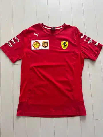 [ PUMA ] 페라리 F1 팀 티셔츠 레드