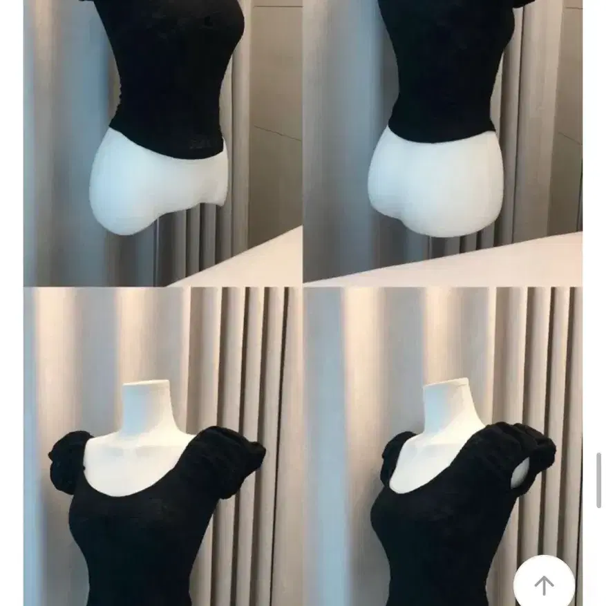 레이스 반팔 탑