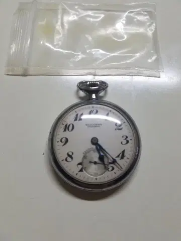 국철 쇼와 30년 1325 세이코샤 PRECISION 수동 와인딩 회중시계 작동품