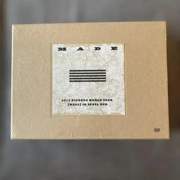 [미개봉 새상품] BIGBANG WORLDTOUR [MADE] 초회 한정판 DVD