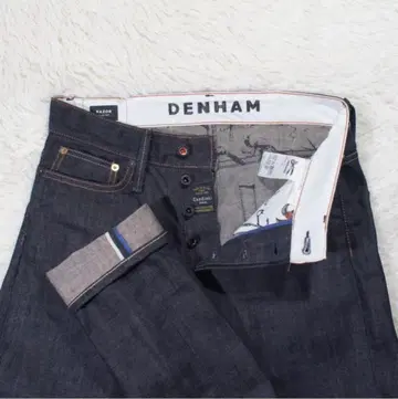딥 다크 네이비 칸디아니 [DENHAM] RAZOR(W28) 셀비지 블루 엣지