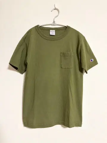 Champion T1011 포켓 티셔츠 올리브 S